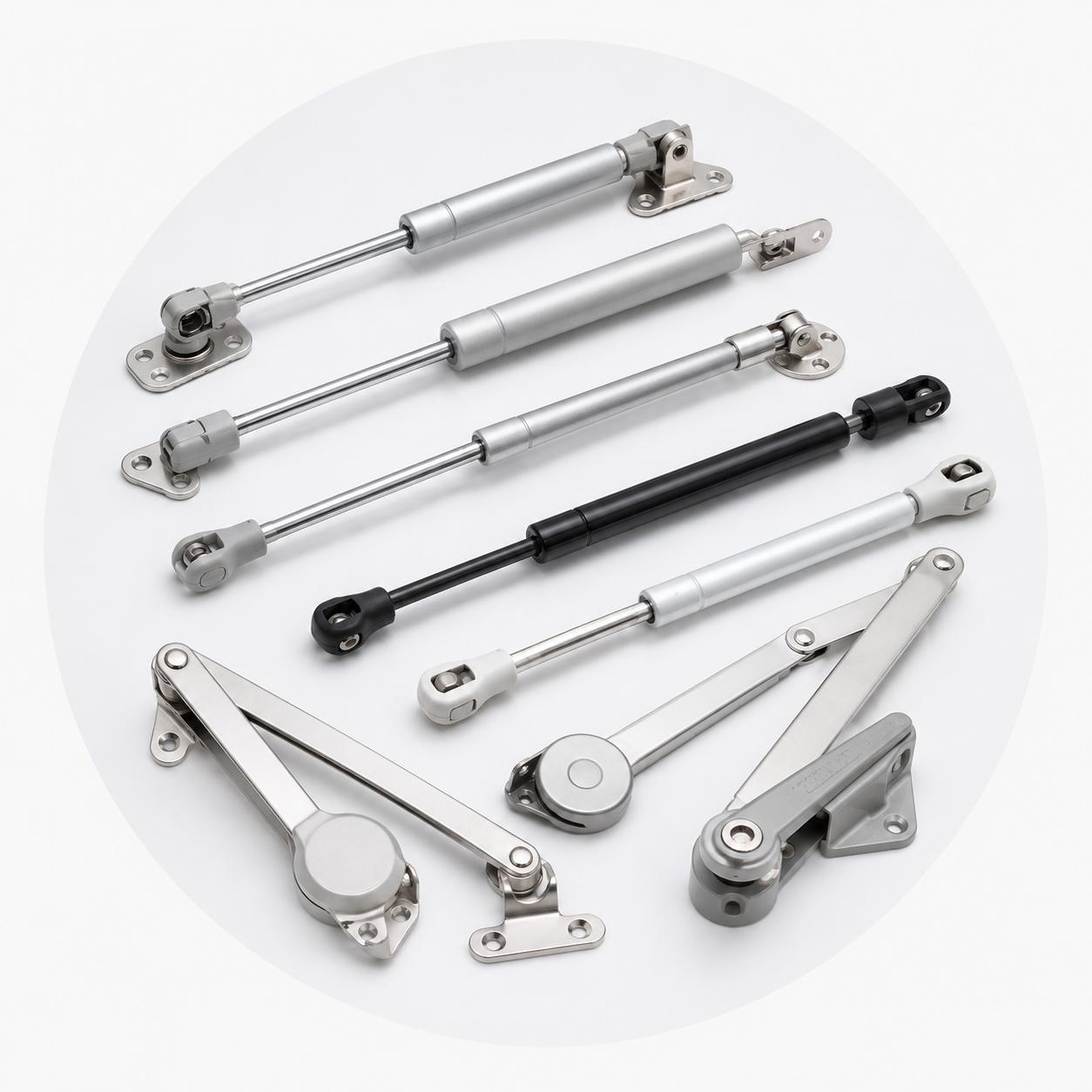 Ty hơi, piston nâng cánh tủ – Phụ kiện nâng hạ cánh tủ